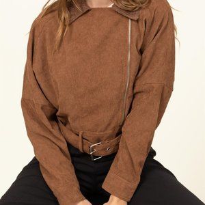 FUR BIKER JACKET New